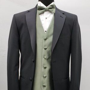 Neil Allyn Two Button Black Tuxedo Jacket